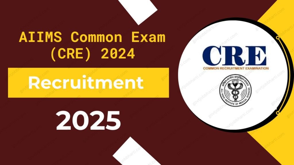 AIIMS Common Recruitment Exam Syllabus | AIIMS Common Recruitment Exam (CRE) 2024-25