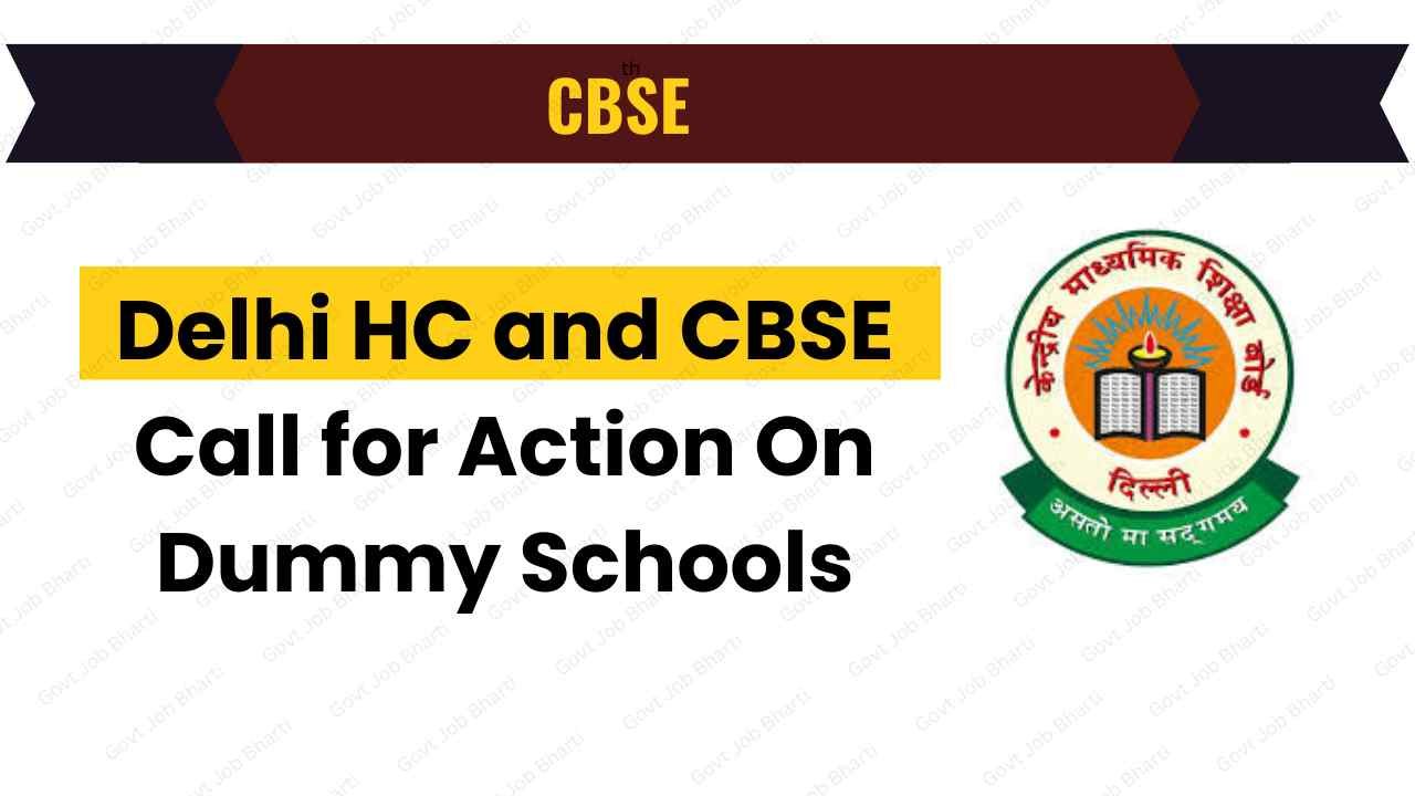 Delhi HC and CBSE Call for Action On Dummy Schools-compressed