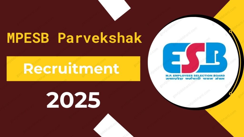 MPESB Parvekshak Recruitment Test 2024- | What is MPESB