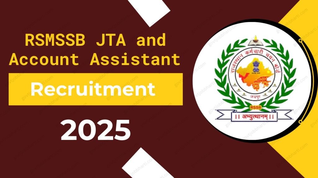 RSMSSB JTA and Account Assistant Recruitment 2024: Apply Online for 2600 Vacancies