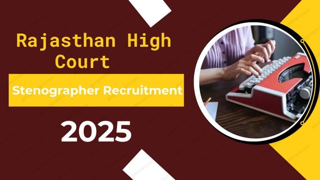 Rajasthan High Court Recruitment 2025